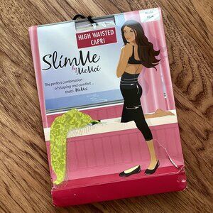 NEW! SlimMe High Waisted Tummy Control Body Shaping Capri NUDE SIZE XL/4 SUPPORT